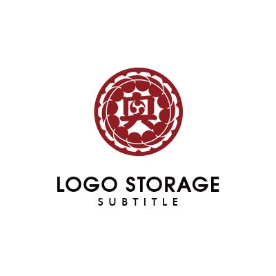 漢字の「奥」「綱」をモチーフにデザインしたロゴ