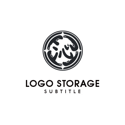 漢字の「沁」をモチーフにデザインしたロゴ