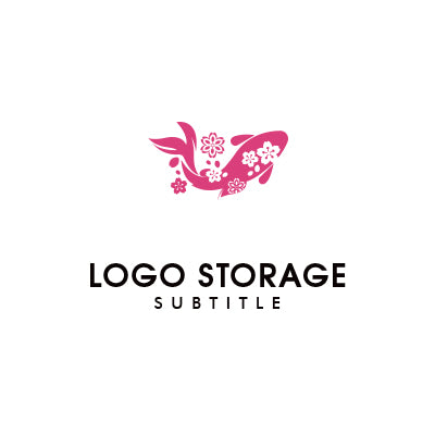 「鯉」をモチーフにデザインしたロゴ