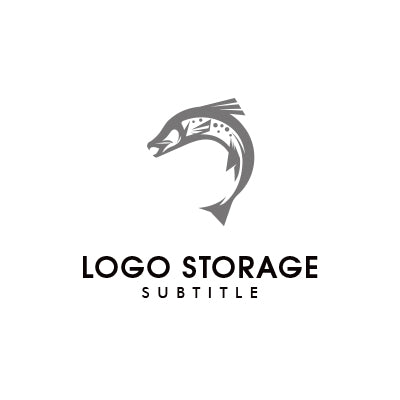 「魚」をモチーフにデザインしたロゴ