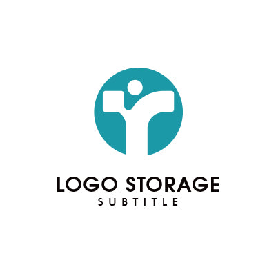 アルファベットの「T」「人」をモチーフにデザインしたロゴ