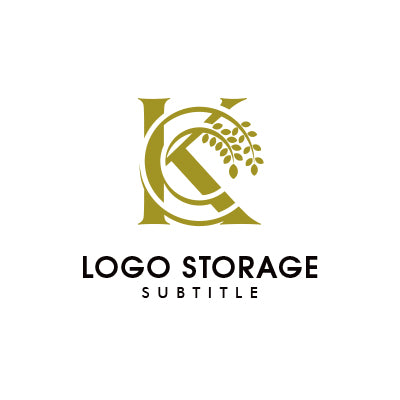 アルファベットの「K」「稲」をモチーフにデザインしたロゴ