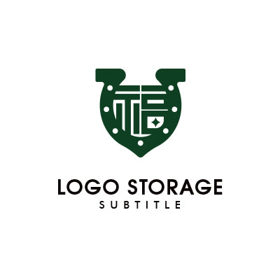 漢字の「福」をモチーフにデザインしたロゴ