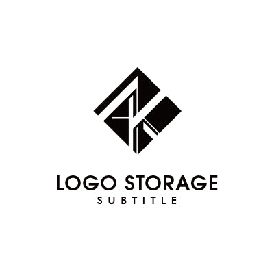 アルファベットの「A」「K」をモチーフにデザインしたロゴ