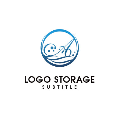 アルファベットの「A」「海」をモチーフにデザインしたロゴ