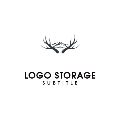 「鹿」「自然」をモチーフにデザインしたロゴ