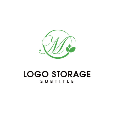 アルファベットの「M」「自然」をモチーフにデザインしたロゴ