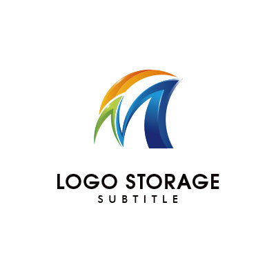 アルファベットの「M」をモチーフにデザインしたロゴ