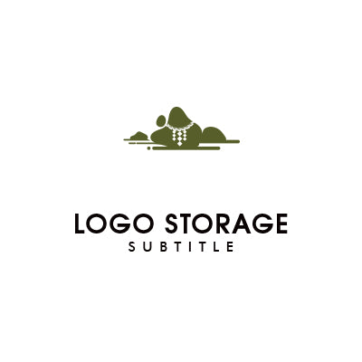 「自然」「岩」「海」をモチーフにデザインしたロゴ