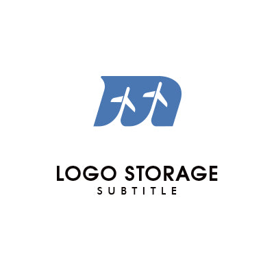 アルファベットの「M」「飛行機」をモチーフにデザインしたロゴ