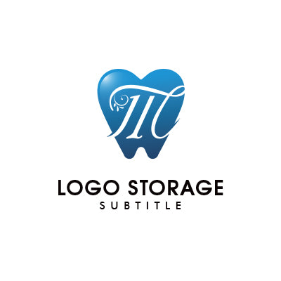 アルファベットの「M」「歯」をモチーフにデザインしたロゴ