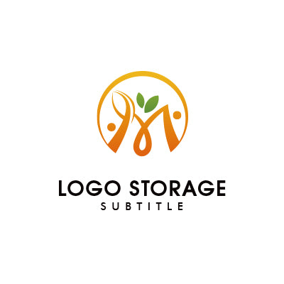 アルファベットの「M」「自然」「人」をモチーフにデザインしたロゴ