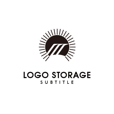 アルファベットの「M」「太陽」をモチーフにデザインしたロゴ