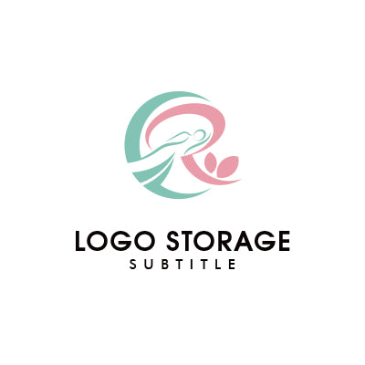 アルファベットの「R」「人」をモチーフにデザインしたロゴ