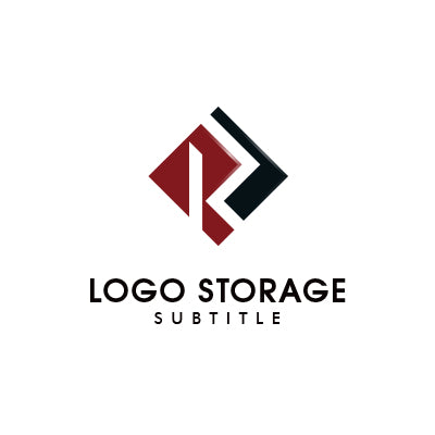 アルファベットの「R」をモチーフにデザインしたロゴ