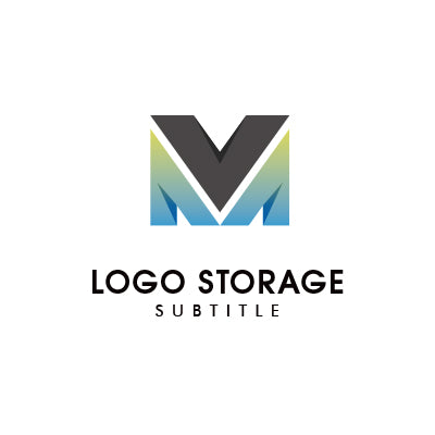 アルファベットの「M」をモチーフにデザインしたロゴ