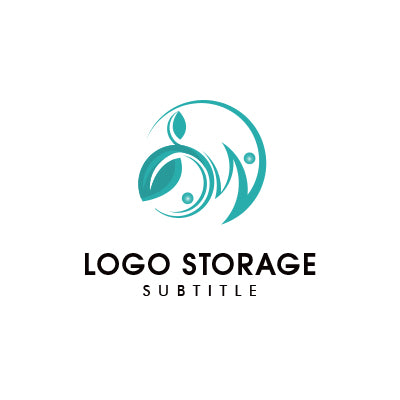 アルファベットの「M」「葉」をモチーフにデザインしたロゴ