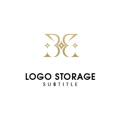 アルファベットの「B」「B」をモチーフにデザインしたロゴ