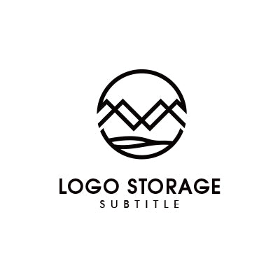 アルファベットの「M」「自然」をモチーフにデザインしたロゴ