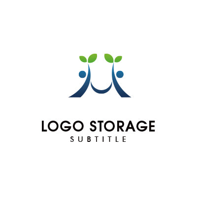 アルファベットの「M」「自然」「人」をモチーフにデザインしたロゴ