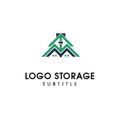 アルファベットの「M」「家」をモチーフにデザインしたロゴ