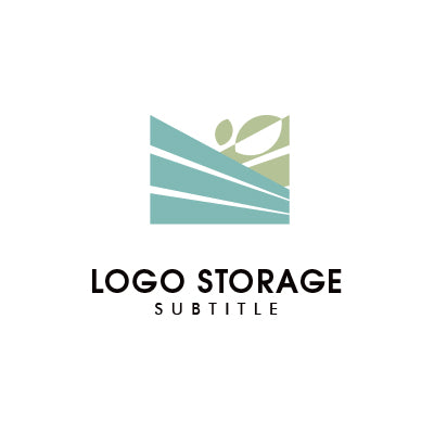 アルファベットの「M」「建物」「自然」をモチーフにデザインしたロゴ