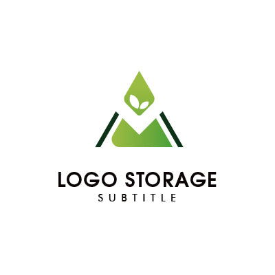 アルファベットの「M」「自然」をモチーフにデザインしたロゴ