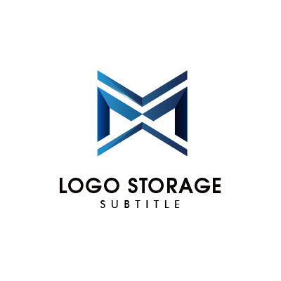 アルファベットの「M」をモチーフにデザインしたロゴ