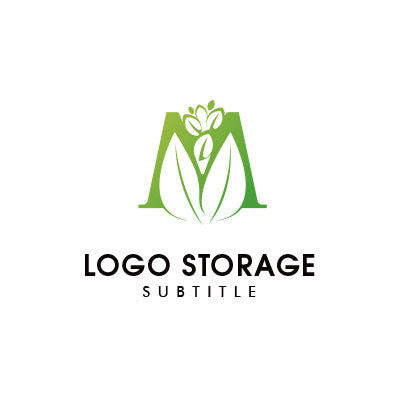 アルファベットの「M」「自然」をモチーフにデザインしたロゴ