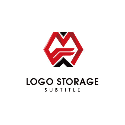 アルファベットの「M」「F」をモチーフにデザインしたロゴ