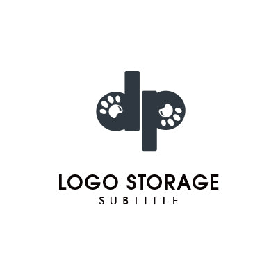 アルファベットの「D」「P」「手」をモチーフにデザインしたロゴ