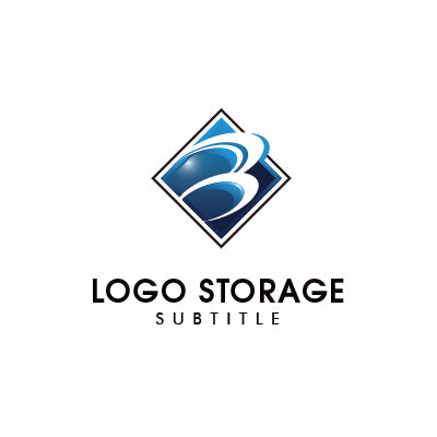 アルファベットの「B」をモチーフにデザインしたロゴ