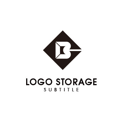 アルファベットの「B」をモチーフにデザインしたロゴ