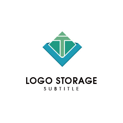 アルファベットの「T」をモチーフにデザインしたロゴ