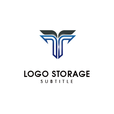 アルファベットの「T」をモチーフにデザインしたロゴ