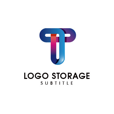 アルファベットの「T」をモチーフにデザインしたロゴ