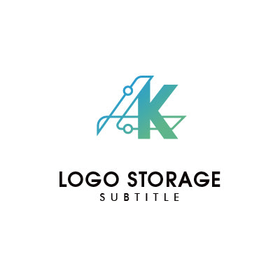 アルファベットの「K」をモチーフにデザインしたロゴ