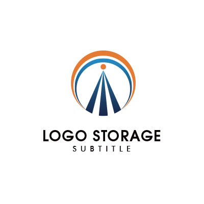 アルファベットの「i」をモチーフにデザインしたロゴ