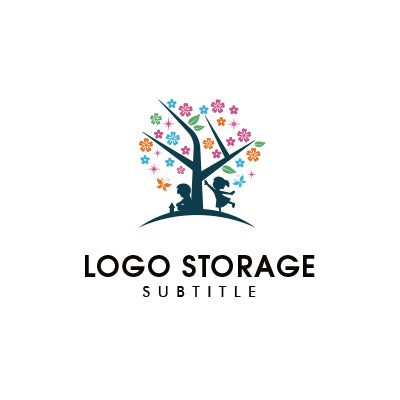 「人」「自然」をモチーフにデザインしたロゴ