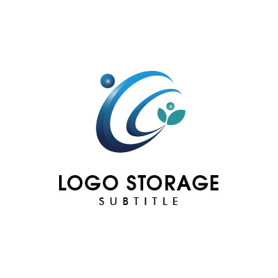 アルファベットの「C」「葉」をモチーフにデザインしたロゴ