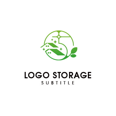 アルファベットの「家」「自然」をモチーフにデザインしたロゴ