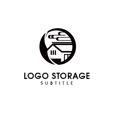 アルファベットの「家」をモチーフにデザインしたロゴ