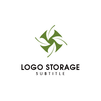 「葉」をモチーフにデザインしたロゴ