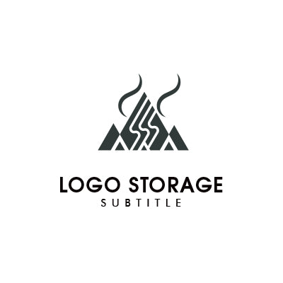 「山」をモチーフにデザインしたロゴ