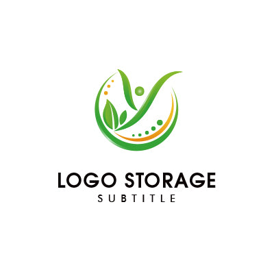 「人」「自然」をモチーフにデザインしたロゴ