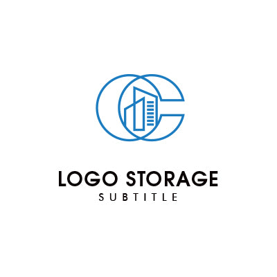 アルファベットの「C」「建物」をモチーフにデザインしたロゴ