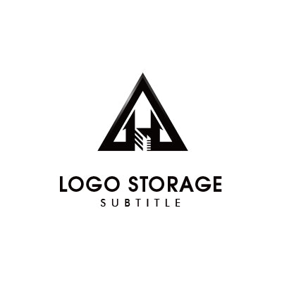 アルファベットの「A」「建物」をモチーフにデザインしたロゴ