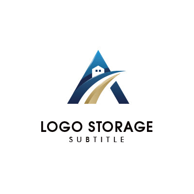 アルファベットの「A」「建物」をモチーフにデザインしたロゴ