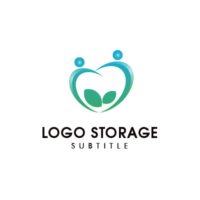 「人」「自然」をモチーフにデザインしたロゴ