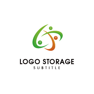 「人」をモチーフにデザインしたロゴ